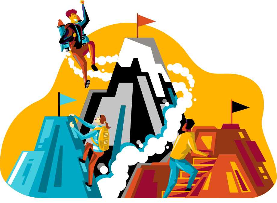 purpose and vision: top of the mountain